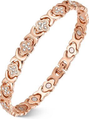99.99% Pure Copper Magnetic Ankle Bracelet for Women - Stylish & Healing Jewelry